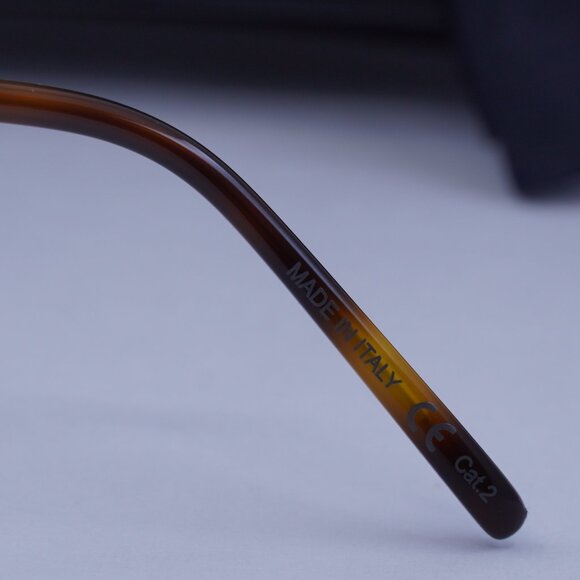 Saint Laurent SL384 002 Cat Eye Sunglasses - Havana/Green - Picture 7 of 10